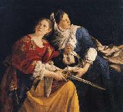 Orazio Gentileschi, Dimensions and material of painting